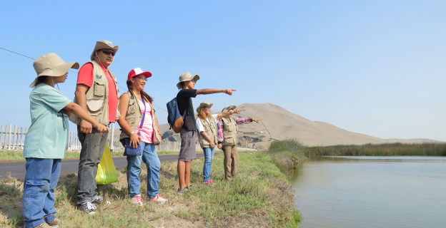 Cada vez que visito este humedal, nos recibe el Comité de Vigilancia Ambiental de los Humedales de Puerto Viejo, un grupo de ciudadanos del distrito de San Antonio en Cañete, que se han propuesto, desinteresadamente, a velar por  la protección y conservación de los humedales de Puerto Viejo.