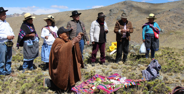 Este año se pidió por el cese de la actividad de minería informal que ha estado afectando ciertas zonas de las montañas vecinas del Apu Pariacaca