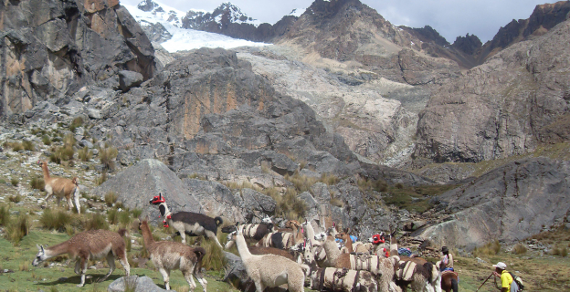 Arrieraje de Tanta a Miraflores, ascenso a cumbre de Llica