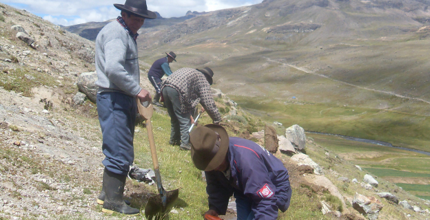 Limpia acequia comunitaria en Tanta
