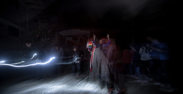 Maestro con pacientes