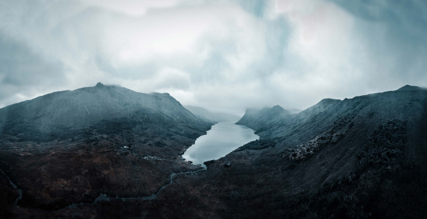 La Laguna del Shimbe durante la lluvia