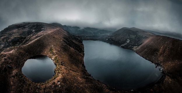 Vista de la Laguna Tres Amores y Laguna Millonaria